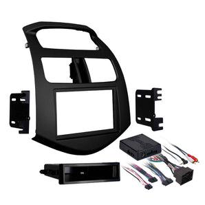 Metra 99-3309B DIN Stereo Installation Dash Kit - Compatible Fits for Chevrolet Spark 2013-2015