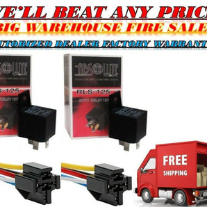 5 pin relay harness socket with colored wires for automotive and marine applications