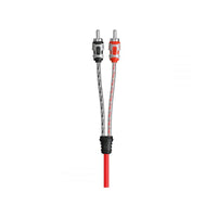 Thumbnail for Cerwin Vega RV1 VEGA Series 2-Channel Dual Twisted RCA cable w/dual molded ends 1ft
