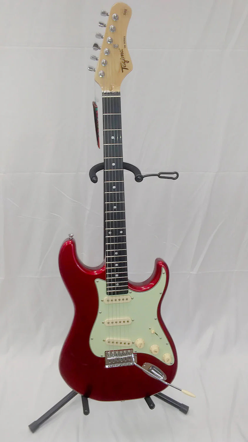 Tagima TG 500-CA-DF/MG Strat Style Electric Guitar Candy Apple Red