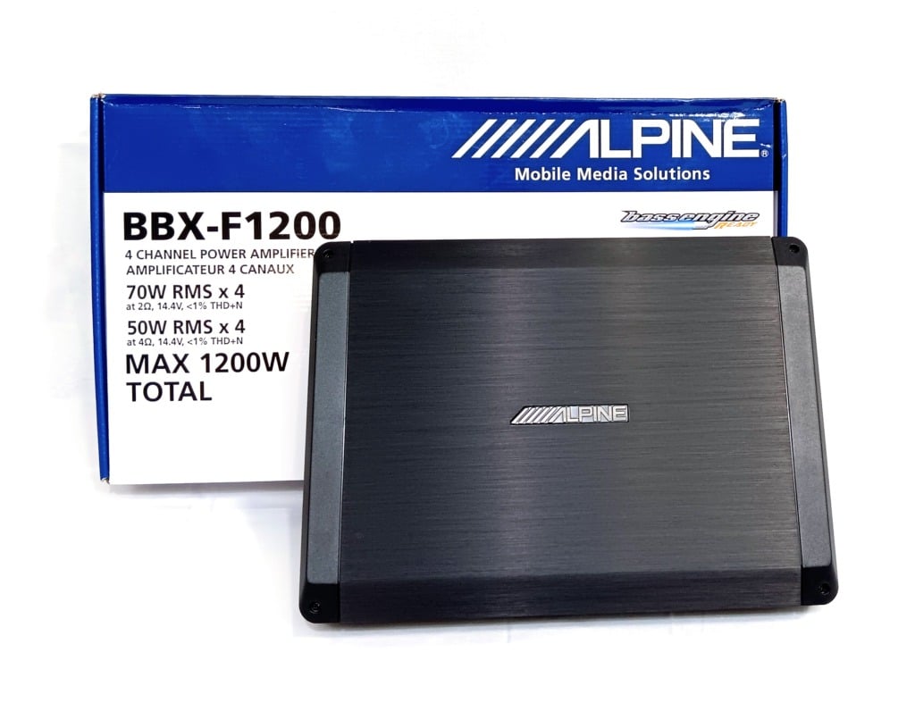 Alpine BBX-F1200 Amplifier S2-S69C 6X9 Component S2-S50 5.25" Speakers & Amp Kit