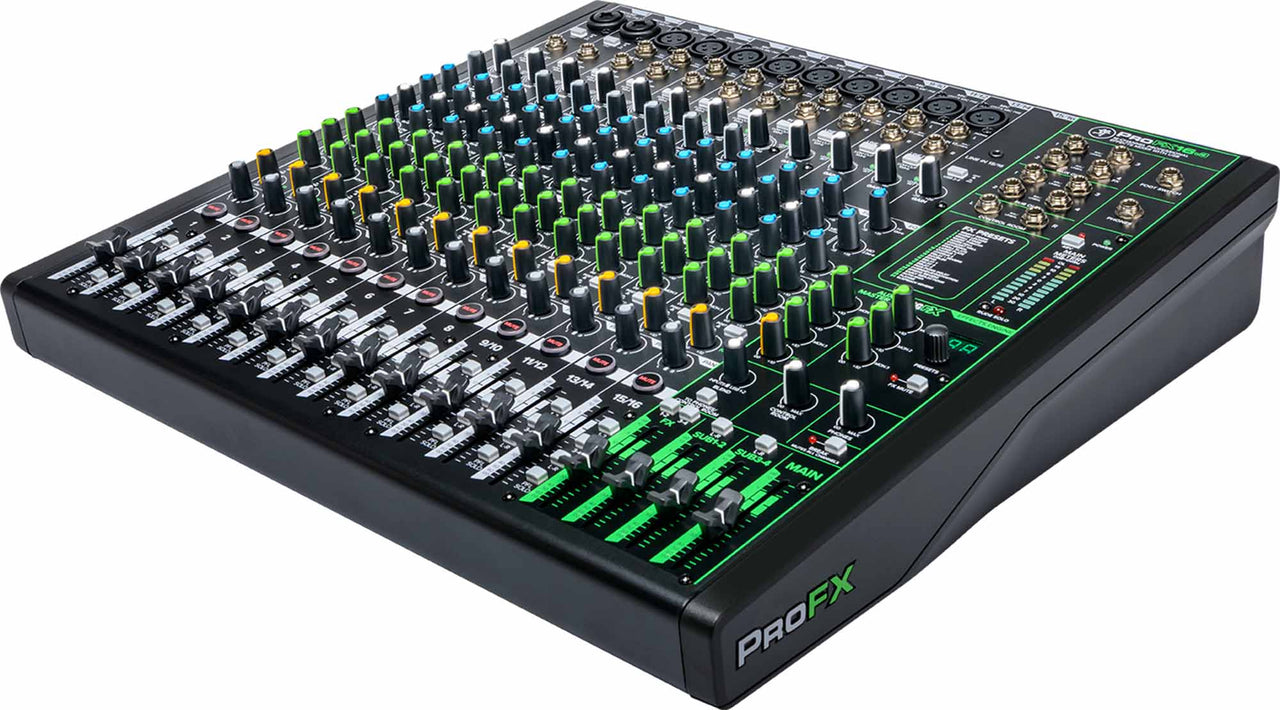 Mackie ProFX16v3 16-Channel Professional Effects Mixer with USB