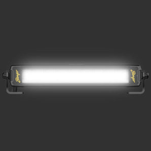 Hexcore STL10LB 10-Inch Straight LED Light Bar, Driving Beam with Amber & White Position Light