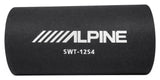 Alpine SWT-12S4 1500W Single 12" Bass Reflex Sealed Subwoofer Tube Enclosure with a sleek design.
