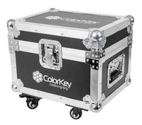 Thumbnail for Colorkey CKU-7702 Cold Spark Machine Bundle 2 Dazzlers with Road Case - Black