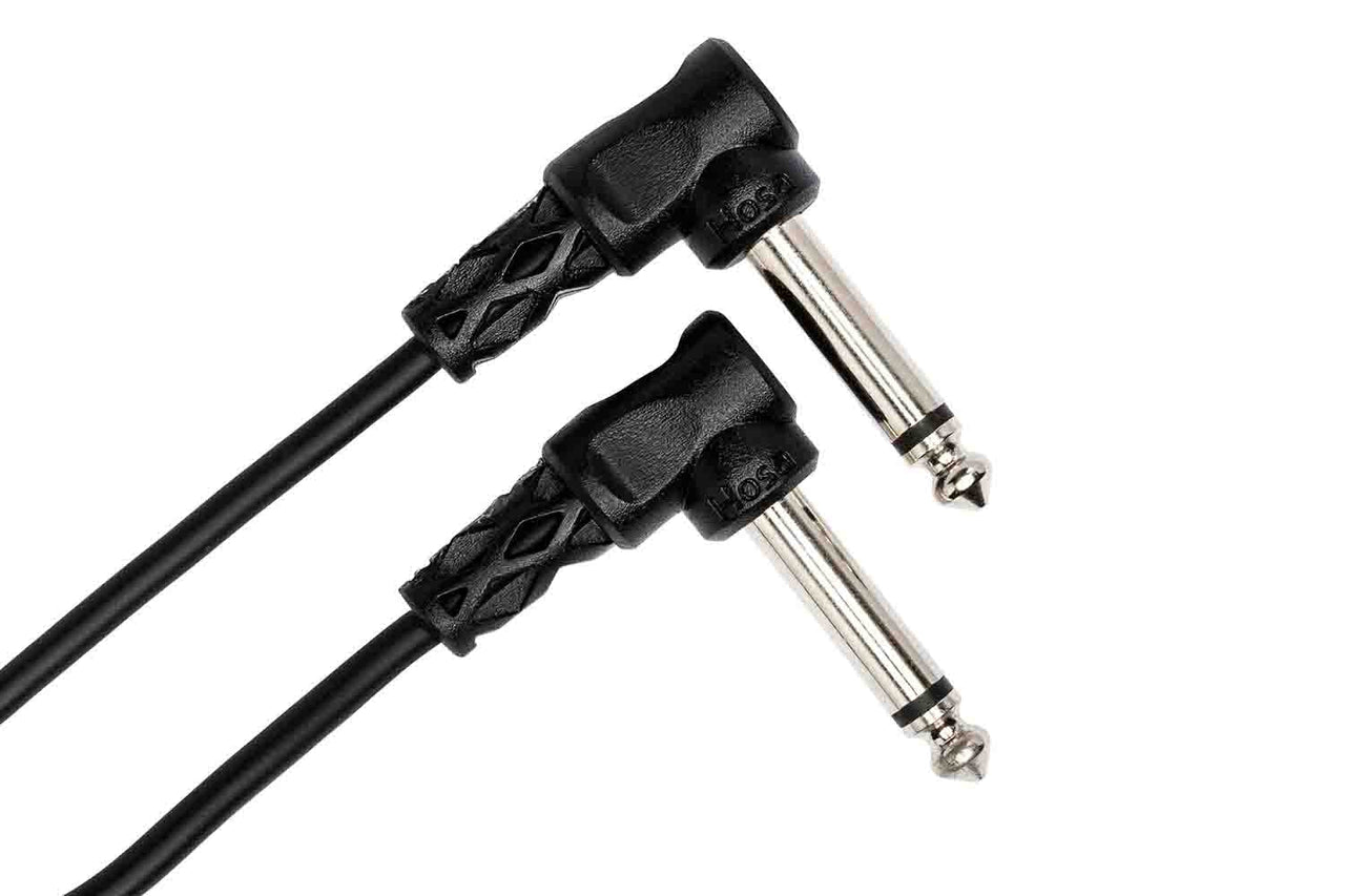 Hosa CFS-106 Molded Right-Angle Guitar Patch Cable - 6 inch