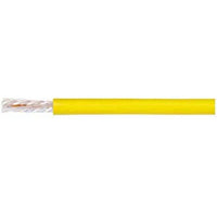 Thumbnail for AT 1000' Cat6 Ethernet Yellow Bulk Network Cable UL Bare Solid Copper Wire UTP