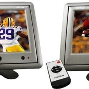 2 Absolute PHM-709G Gray<BR/>7 Inch TFT-LCD Car Monitor 2 Video Input Car Rearview Headrest Monitor DVD VCR