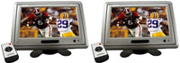 Thumbnail for 2 Absolute PHM-709G Gray<BR/>7 Inch TFT-LCD Car Monitor 2 Video Input Car Rearview Headrest Monitor DVD VCR