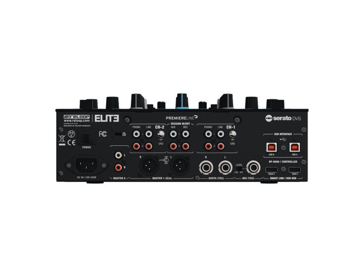 Reloop ELITE 2-channel DVS Mixer for Serato