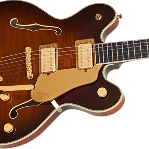 Gretsch 2400781831 Broadkaster LX Figured Semi-hollowbody Electric Guitar - Havana Burst