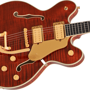 Gretsch 2400781878 Broadkaster LX Figured Semi-hollowbody Electric Guitar - Bourbon Stain