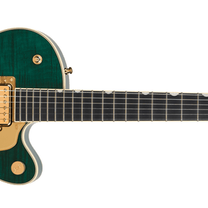 Gretsch 2401759837 Broadkaster Jr. LX Figured Semi-hollowbody Electric Guitar - Tropic Aura