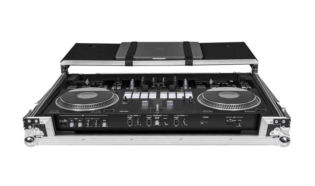 Headliner HL10008 Flight Case with Laptop Platform and Wheels for Pioneer DJ Ddj-Rev7