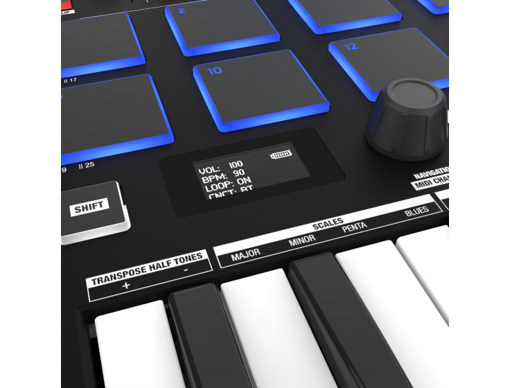 Reloop KEYPAD-PRO 25-key DAW Workstation MIDI Controller