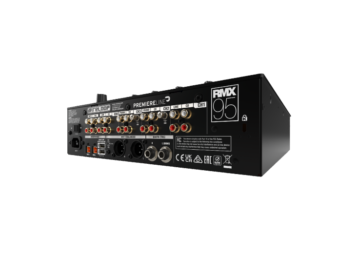 Reloop RMX-95 4+1-channel DVS Performance DJ Mixer with Neural Mix