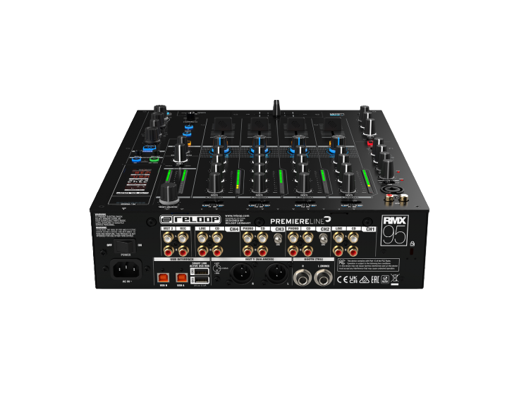 Reloop RMX-95 4+1-channel DVS Performance DJ Mixer with Neural Mix