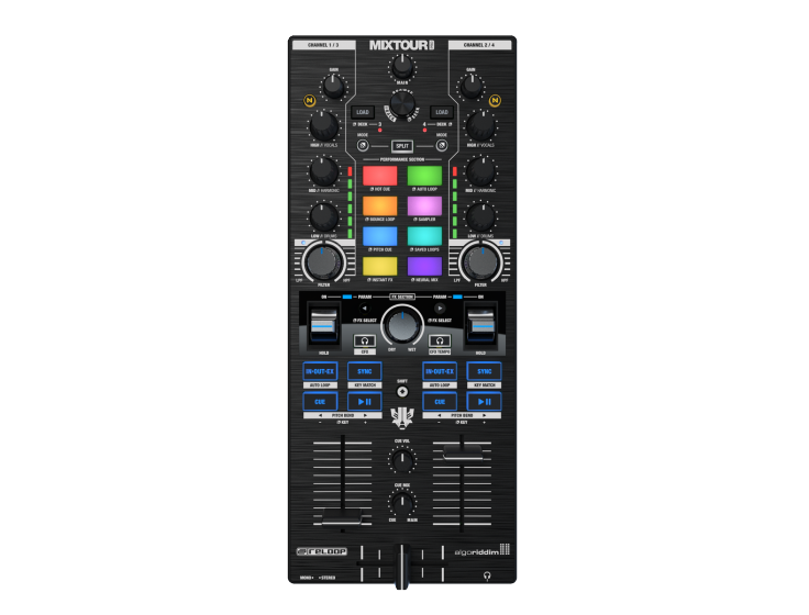 Reloop MIXTOUR-PRO 4-deck All-in-one DJ Controller Module