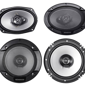 2 Kenwood KFC-6966S 6x9" 800W + KFC-1666S 6.5" 600W Car Audio Coaxial Speakers