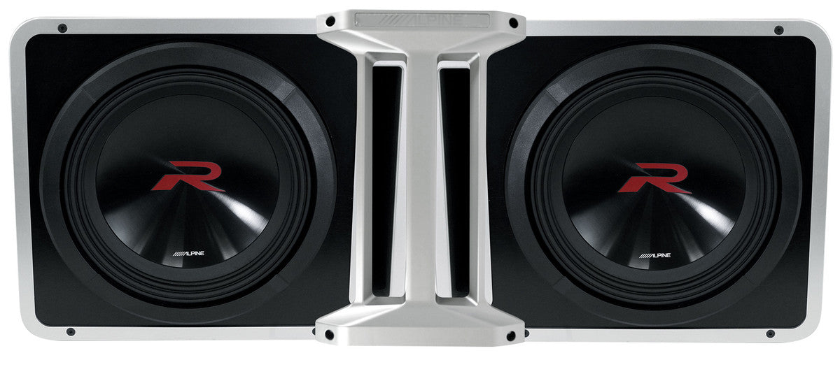 2 Alpine R2-SB10V Loaded 10" Ported Subwoofer Enclosure Box + KTX-H10 Link Kit