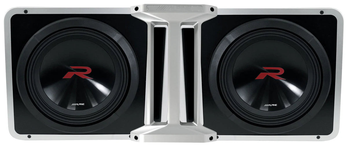 2 Alpine R2-SB10V 10" Sub Enclosures Box + KTX-H10 Linking