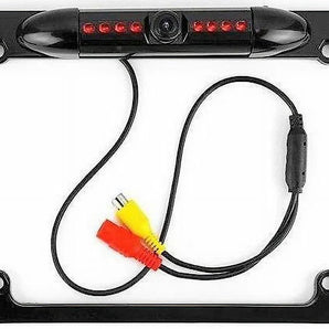 For Kenwood KVT-7012BT rear view camera with black frame and red LED lights for enhanced night vision.