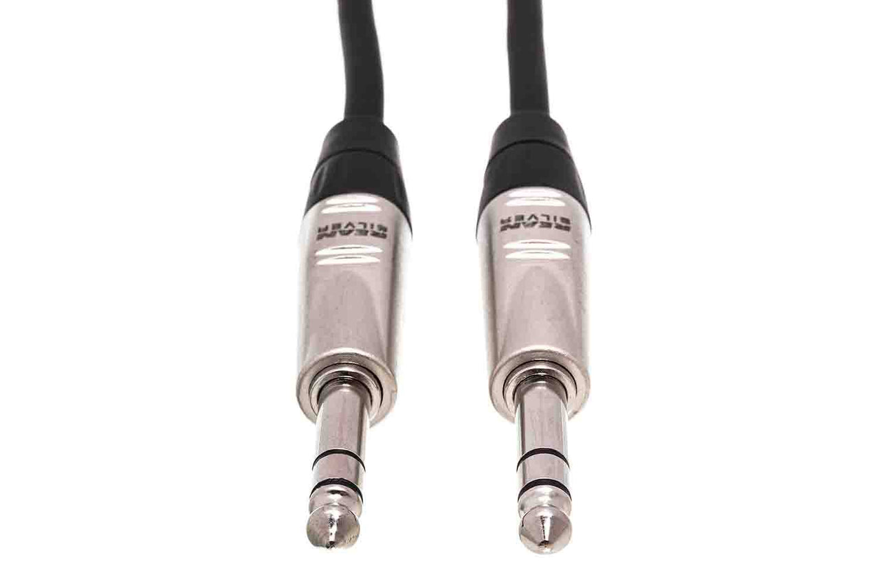 Hosa HSS-005 Pro Balanced Interconnect Cable REAN 1/4-inch TRS Male to REAN 1/4-inch TRS Male - 5 FT