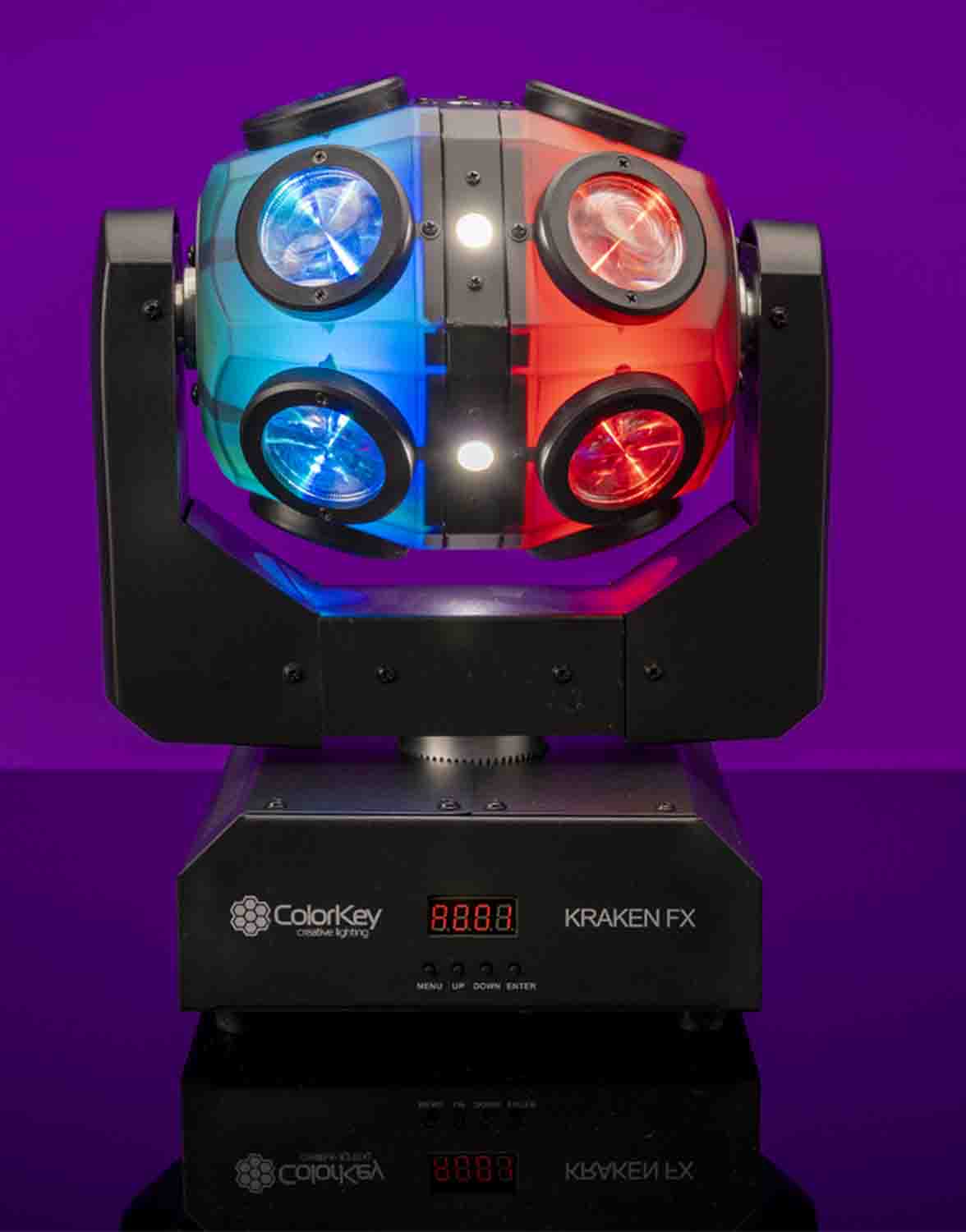 Colorkey CKU-1070 Kraken FX Energizing QUAD Color LED Effect Light with Built in Blinder