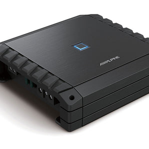 Alpine S2-A60M S-Series Class D 600 W Mono Subwoofer Amplifier + 4 Gauge Amp Kit