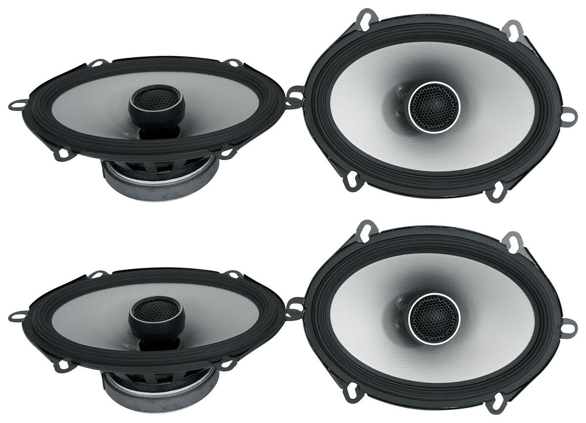 2 Alpine S2-S68 5x7 Front + Rear Speaker Replacement For 2001-05 Ford Explorer Sport Track