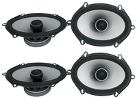 Thumbnail for 2 Alpine S2-S68 5x7 Front + Rear Speaker Replacement For 2001-05 Ford Explorer Sport Track