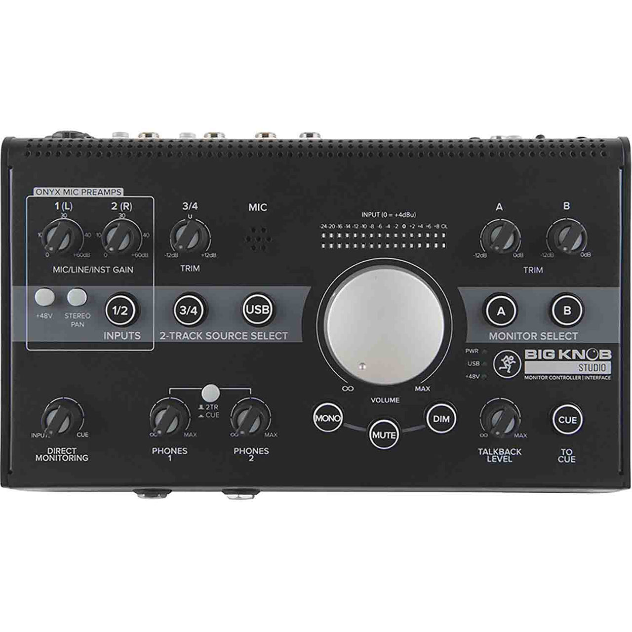 Mackie Big Knob Studio 3x2 Studio Monitor Controller - 192kHz USB I/O