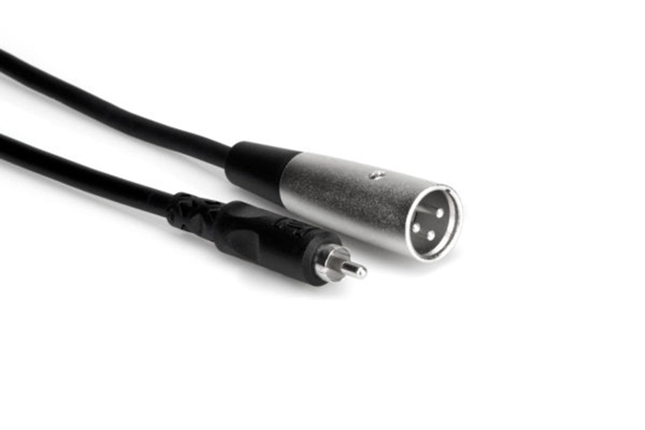 Hosa XRM-120 Unbalanced Interconnect, RCA to XLR3M, 20 ft