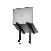 Thumbnail for Headliner HL20002 La Brea Laptop Stand Brackets, Pair of Mounting Brackets With Table Clamps