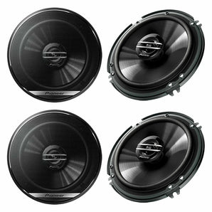 Pioneer TS-G1620F GM Chevy CAR Truck Front & Rear Door Speakers W/Install Kits