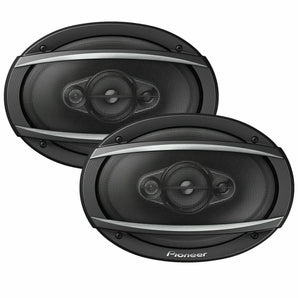 Pioneer TS-A6960F 450W 4-Way 6x9 Stereo Coaxial Speakers, 4-Ohm, Set of 2 Pairs