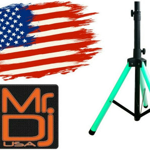 MR DJ SS850LED Color Speaker Stand Ultra Bright LED Color Changing Lighting with Remote