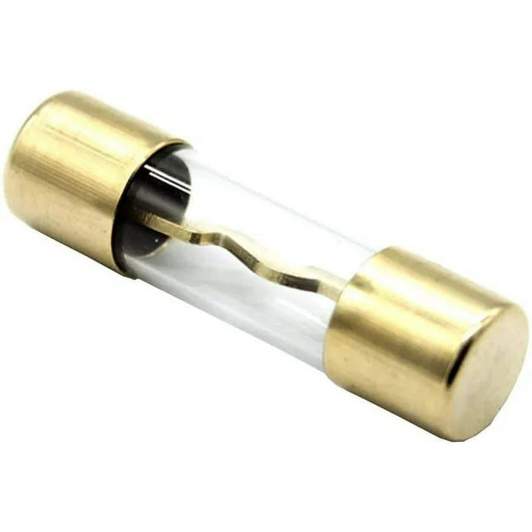 10 Pcs Absolute AGU80 AGU fuse 80 Amp AGU gold plated fuses round glass fuse