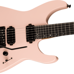 Jackson American Series Virtuoso, Streaked Ebony Fingerboard, Satin Shell Pink
