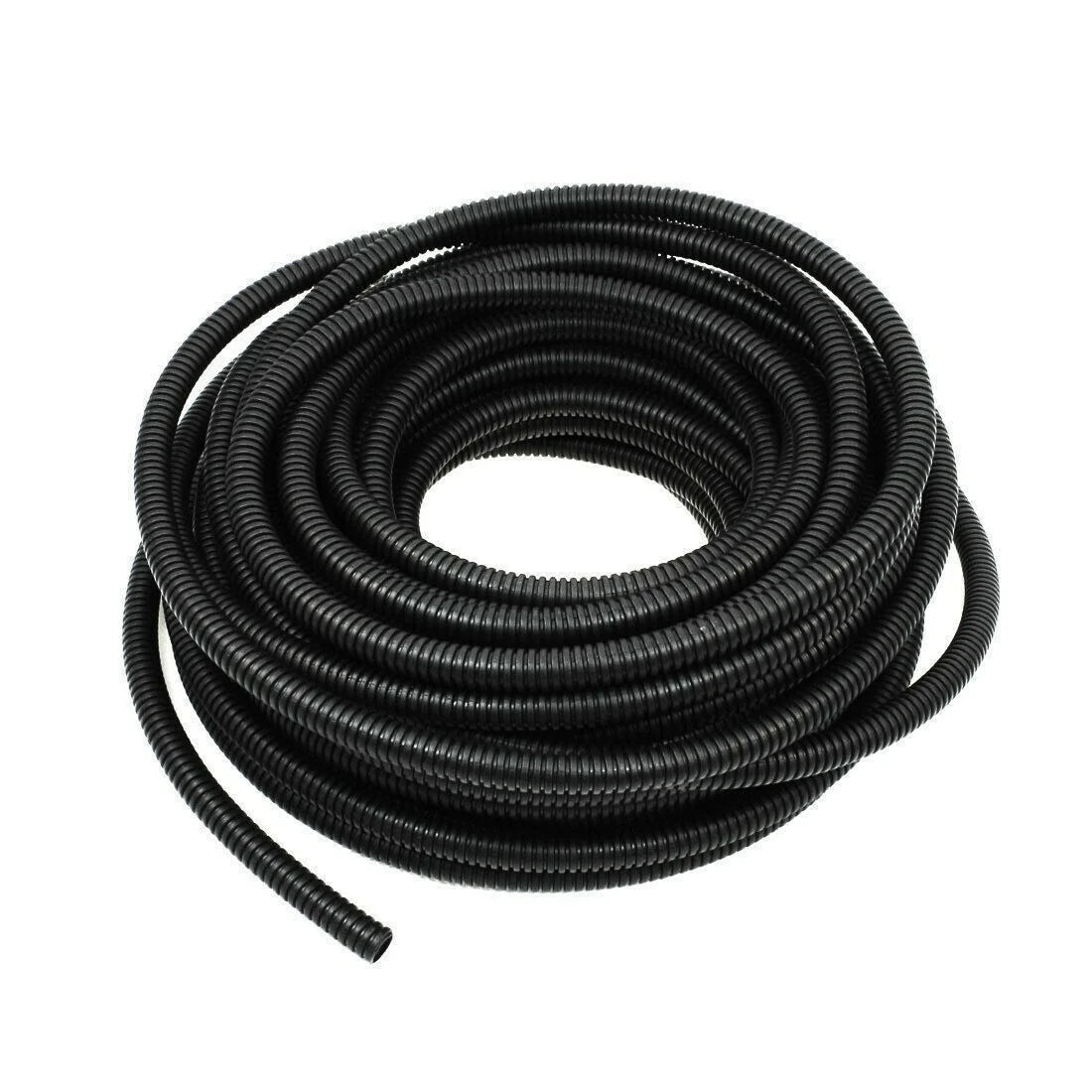Absolute SLT10-200 200' 1" 25mm Split Wire Loom Conduit Polyethylene Corrugated Tubing Sleeve Tube