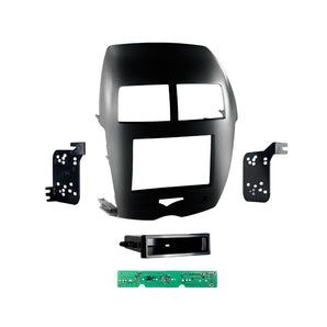 Metra 99-7014HG Single/Double DIN High Dash Kit - Compatible Fits for Mitsubishi Outlander Sport 2011-2014