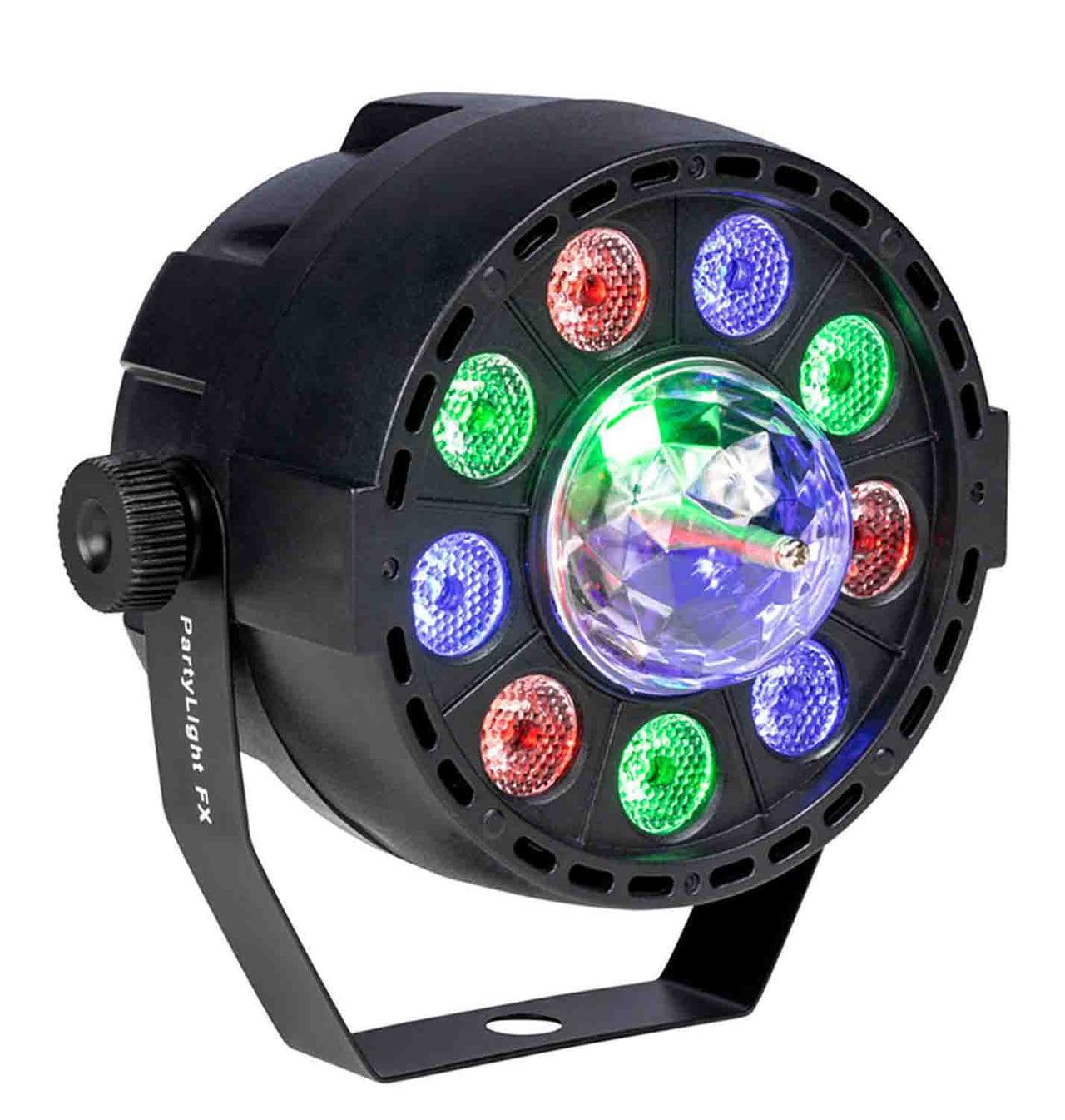 Colorkey CKU-1080 Party Light FX Compact LED Wash Light with Motorized RGB Party Bulb Effect