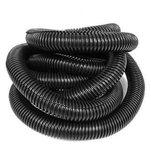 1.5" x 20' BLACK SPLIT LOOM TUBING Wire & Hose Cover Polyethylene Audio Video