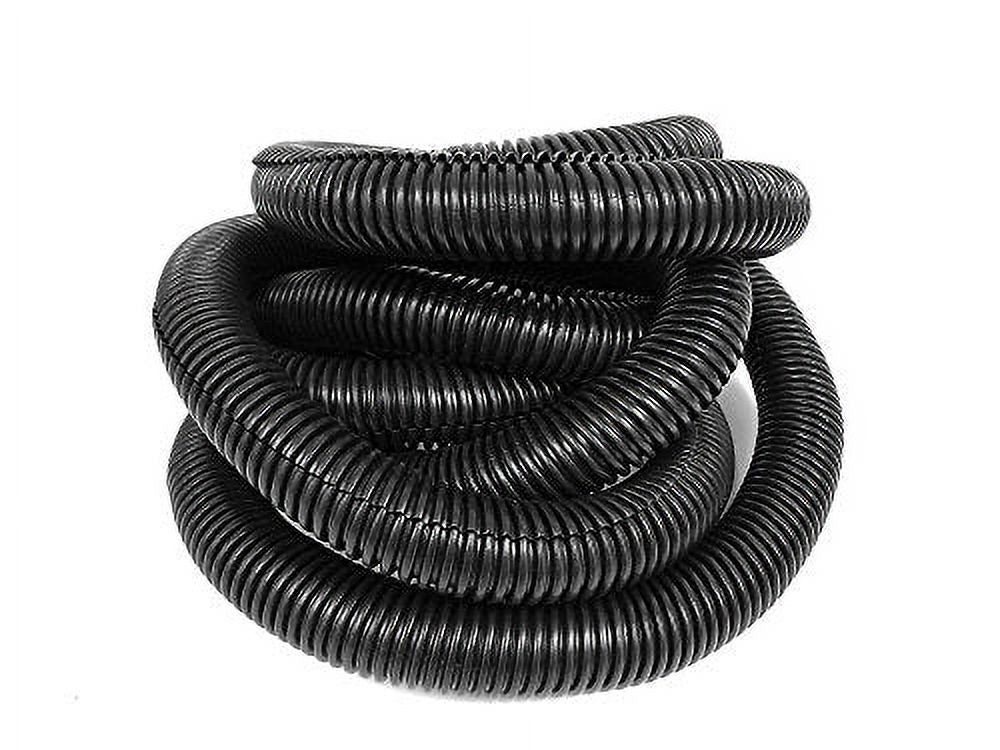 1.5" x 20' BLACK SPLIT LOOM TUBING Wire & Hose Cover Polyethylene Audio Video