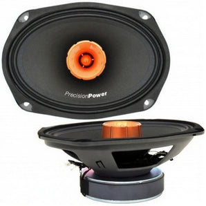 Precision Power PMF.694T 6" x 9" 550W 2-Way Pro Audio Coaxial Speakers Pair