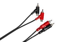 Thumbnail for Hosa CRA-201PB, Dual RCA to Dual Piggyback RCA Stereo Interconnect Cable - 1 Meter