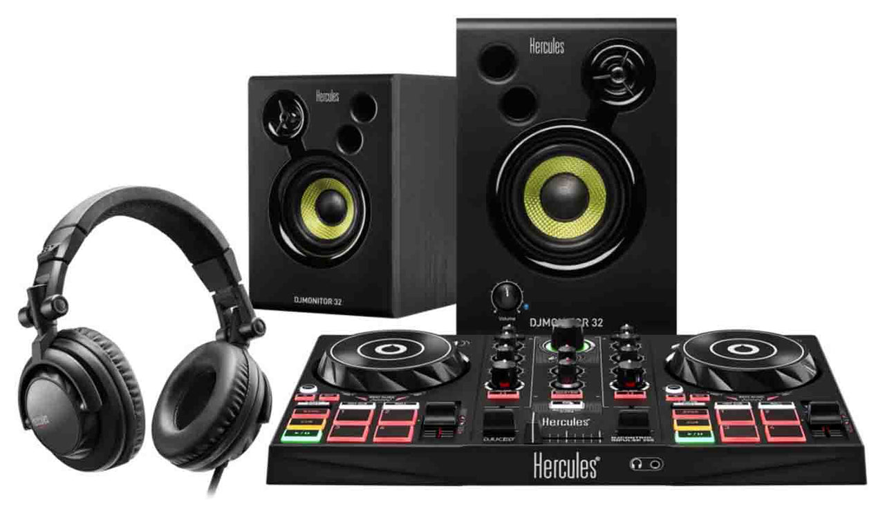 Hercules DJLearning Kit Complete DJ System for Beginners