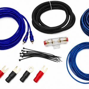 Absolute KIT-650 8 Gauge 1200-Watt Amplifier Installation Kit Complete Amp Wiring Kit