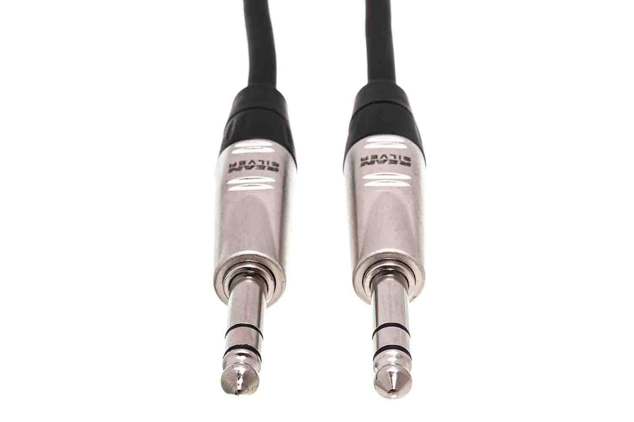 Hosa HSS-010 Pro Balanced Interconnect REAN 1/4 in TRS to Same – 10 Feet