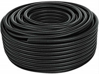 Thumbnail for American Terminal 100 FT 5/8 INCH Split Loom Tubing Wire Conduit Hose Cover Auto Home Marine Black